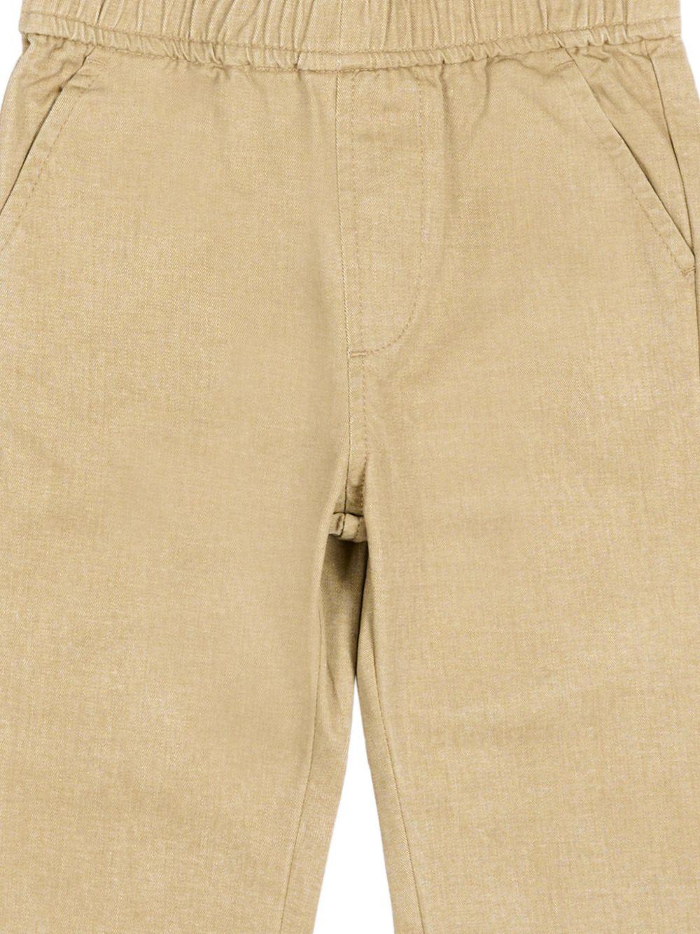 Pantalone marrone chiaro per neonato TIP26062PA BRO Trussardi Kids 