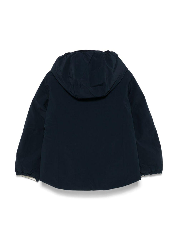 Blue/white jacket for children by K-Way Kids