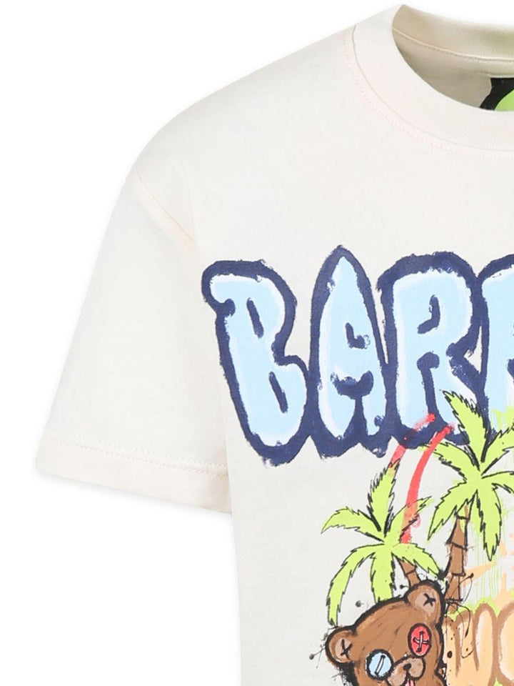 T-shirt bianco per bambino con stampa