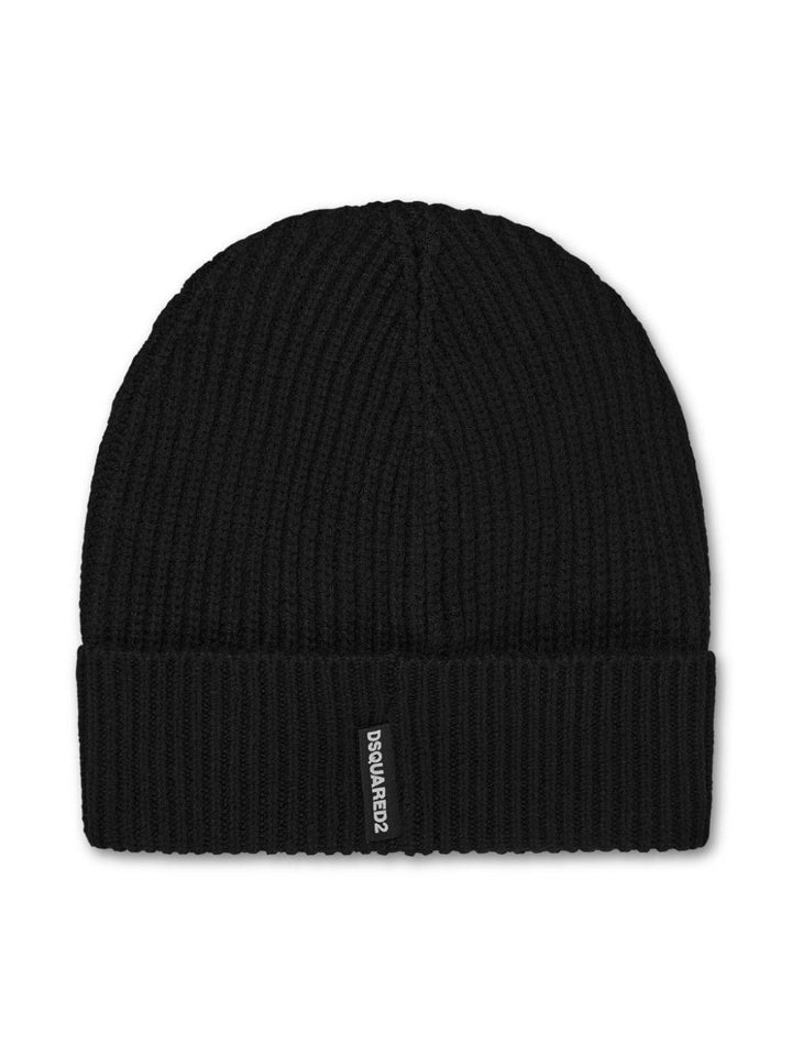 Black hat for children with logo
