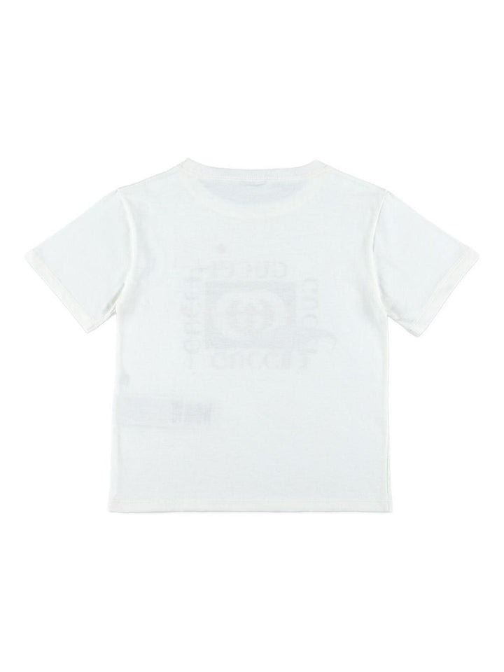 T-shirt bianco per bambino 575114XJHFH 9214 Gucci Kids 