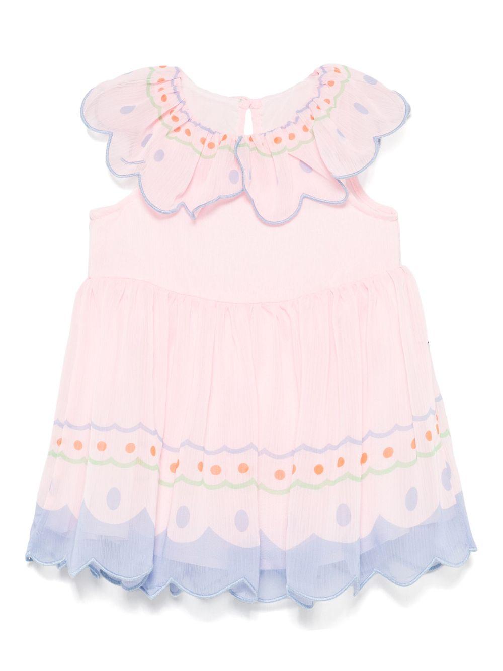 Abito rosa chiaro per neonata TW1052Z2299 50H Stella McCartney Kids 