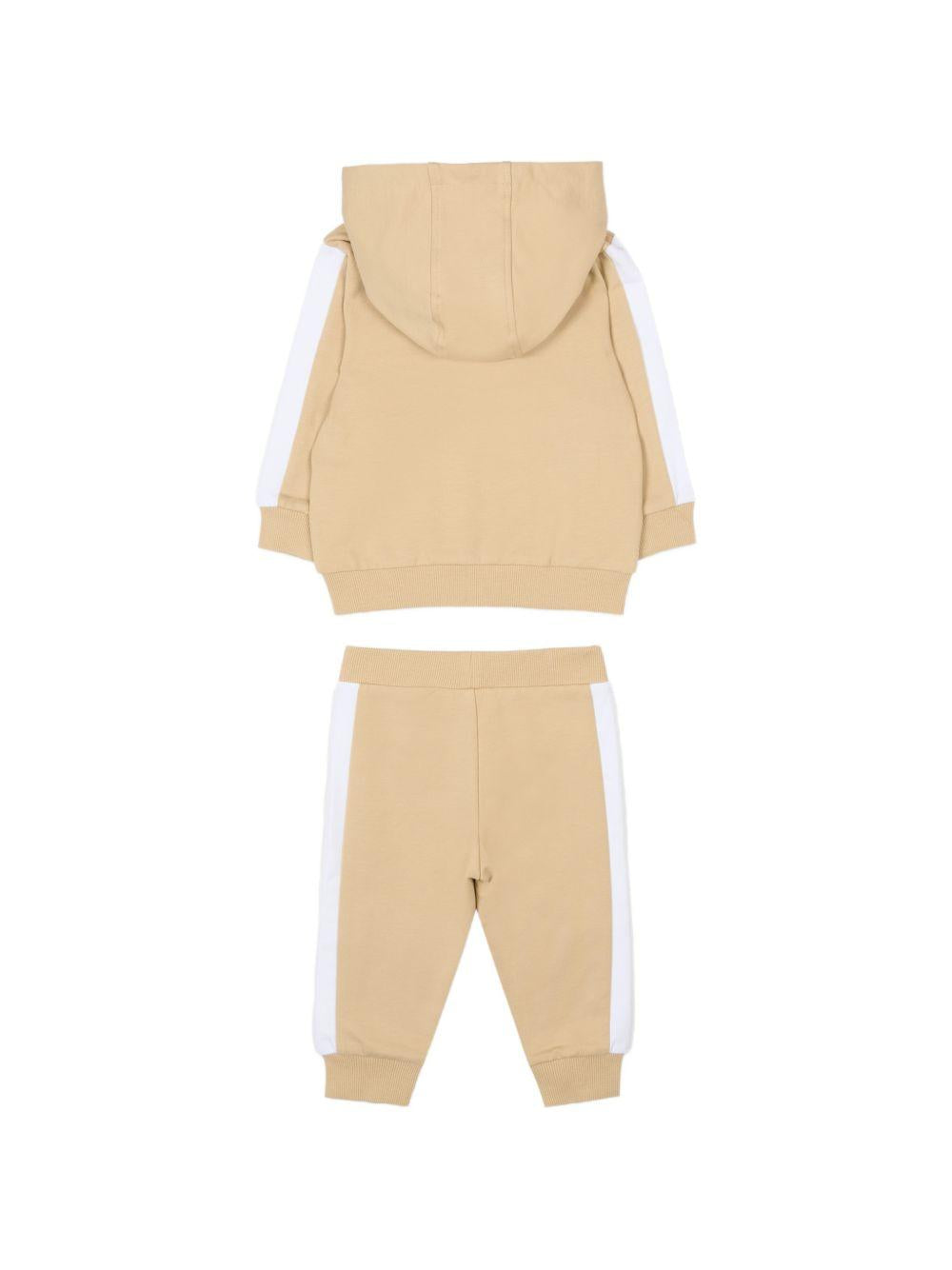 Completo sportivo beige per neonato J53051 249 Boss Kids 