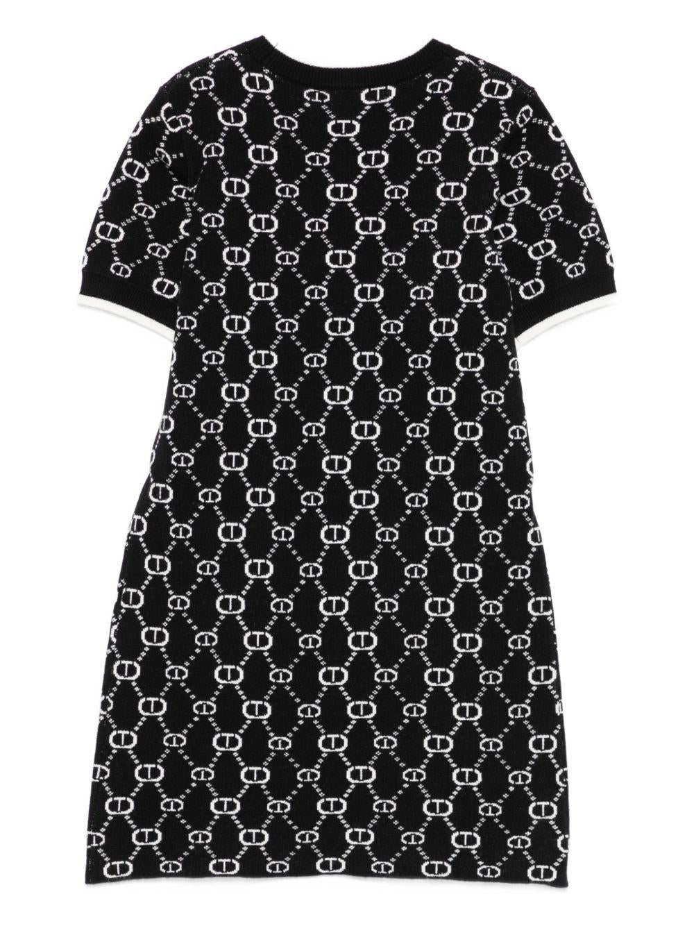 Abito nero per bambina 252GJ3020 12795 Twin Set 