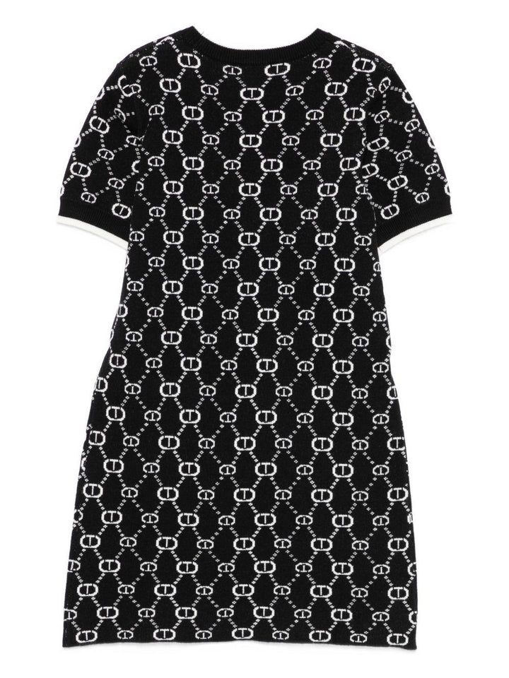 Abito nero per bambina 252GJ3020 12795 Twin Set 