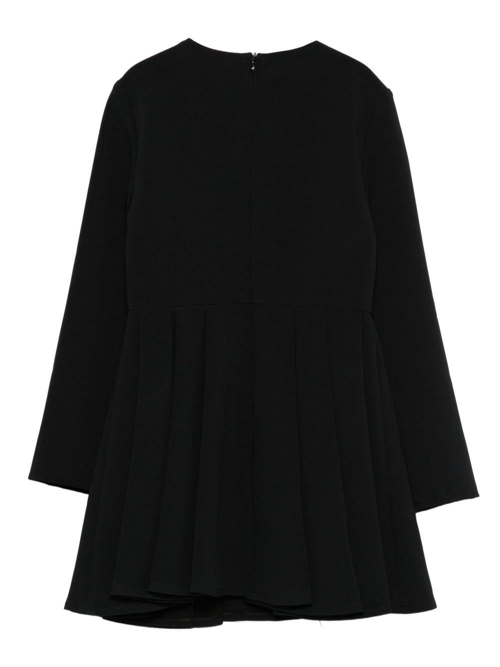 Abito nero per bambina EFAB6290GA085 N000 Elisabetta Franchi Kids 