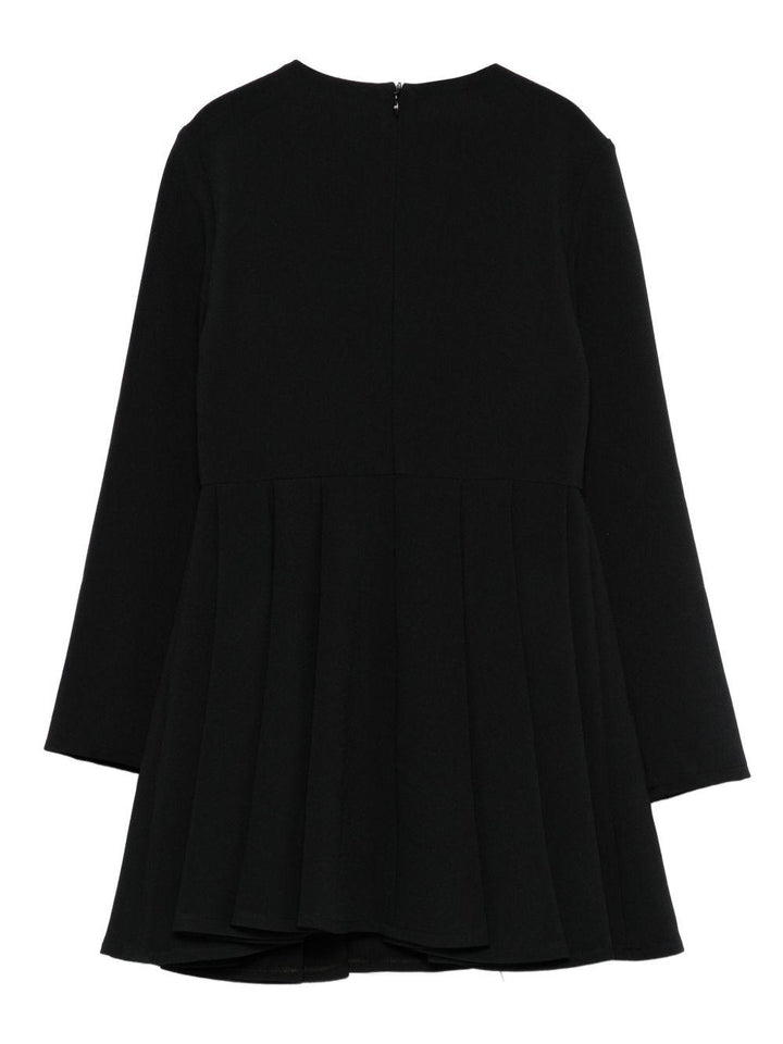 Abito nero per bambina EFAB6290GA085 N000 Elisabetta Franchi Kids 