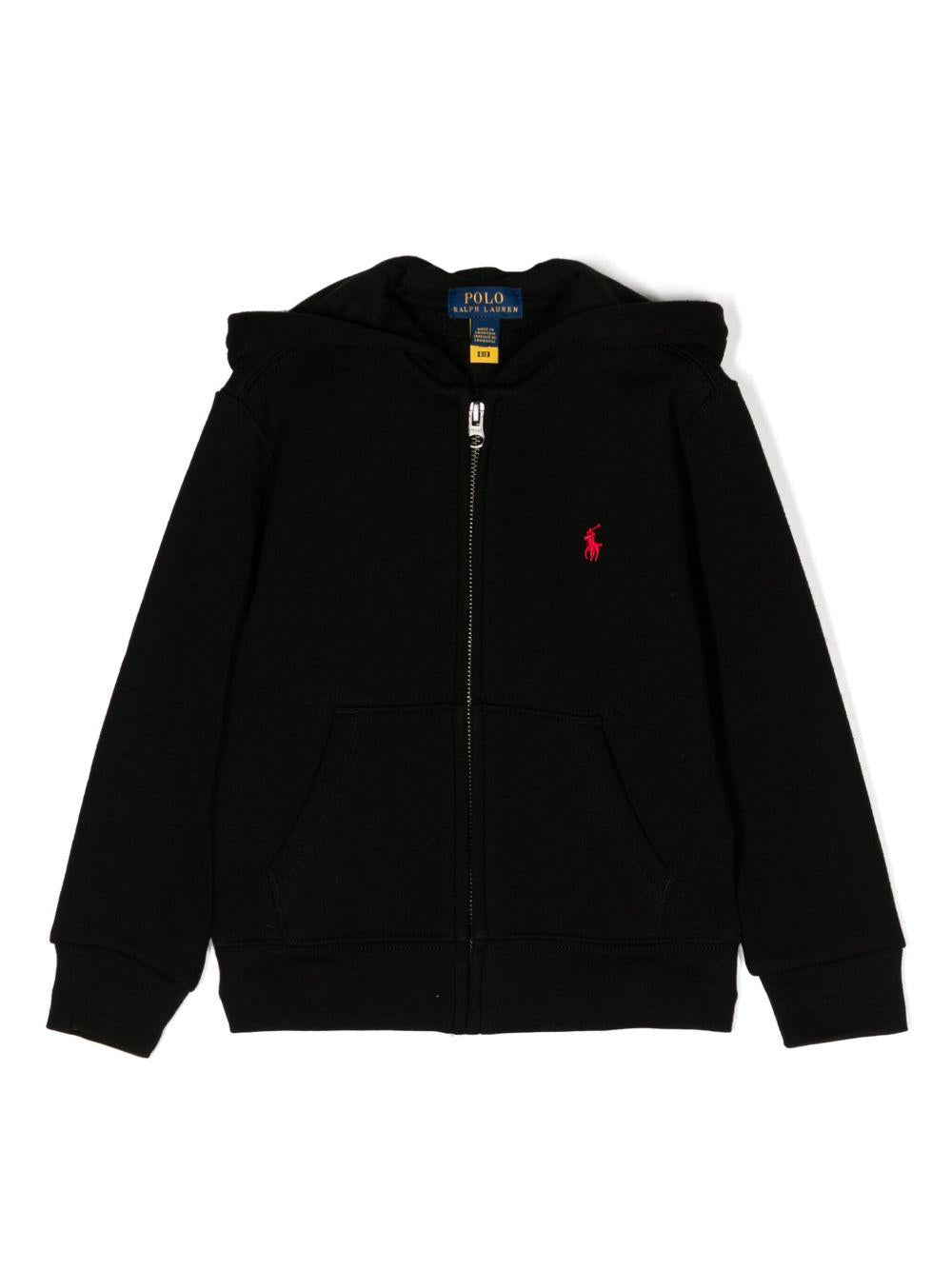 Felpa nera per bambino 323547626 003 Ralph Lauren Kids 