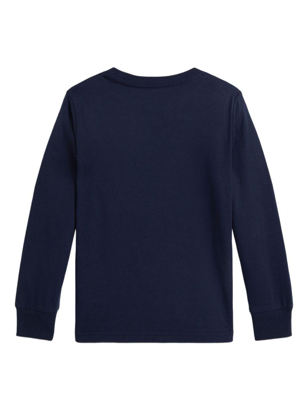 T-shirt blu navy per bambino 322981177 001 Ralph Lauren Kids 