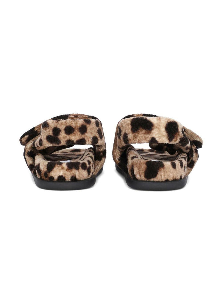 Animal print sandals for girls
