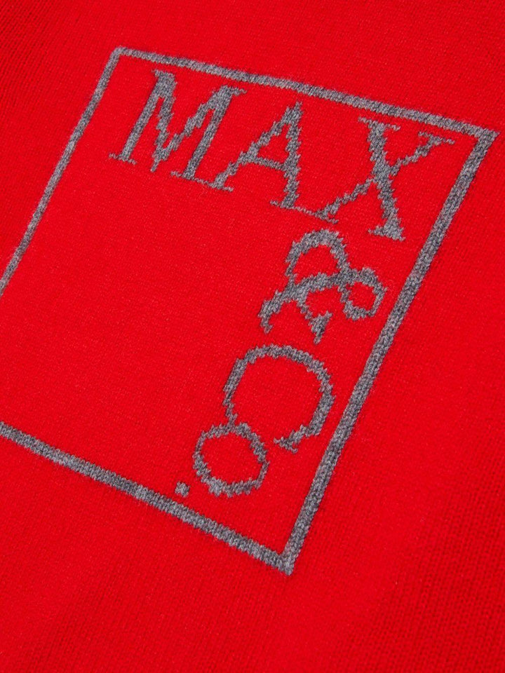 Maglione rossa per bambina MX0233MX00H MX400 Max&co Kids 