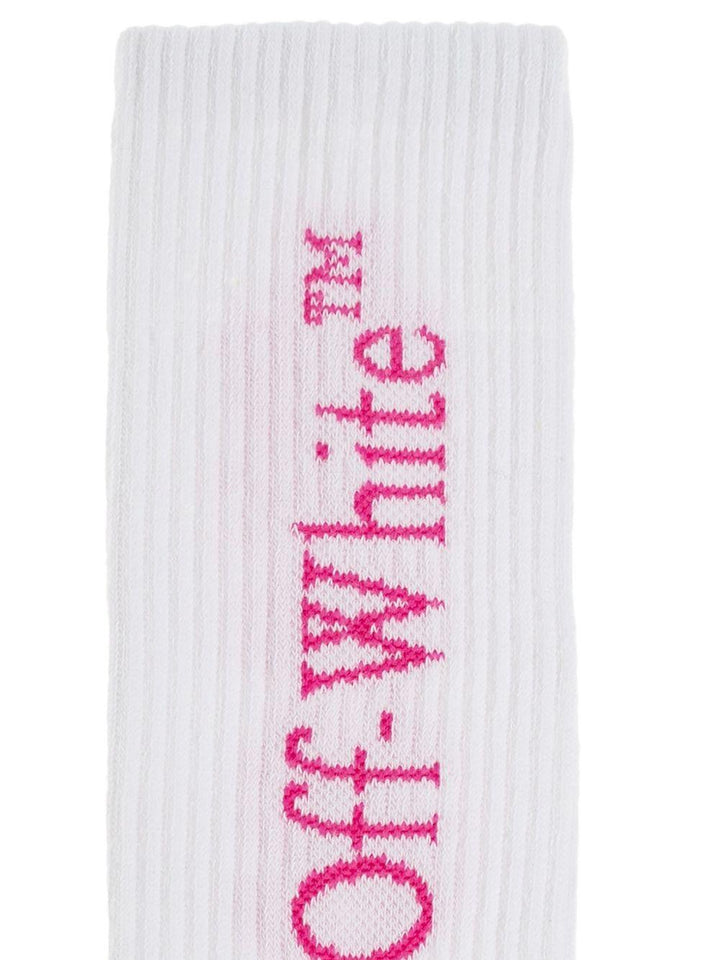 Calze bianche per bambina OGRA003F25KNI002 0132 Off White Kids 