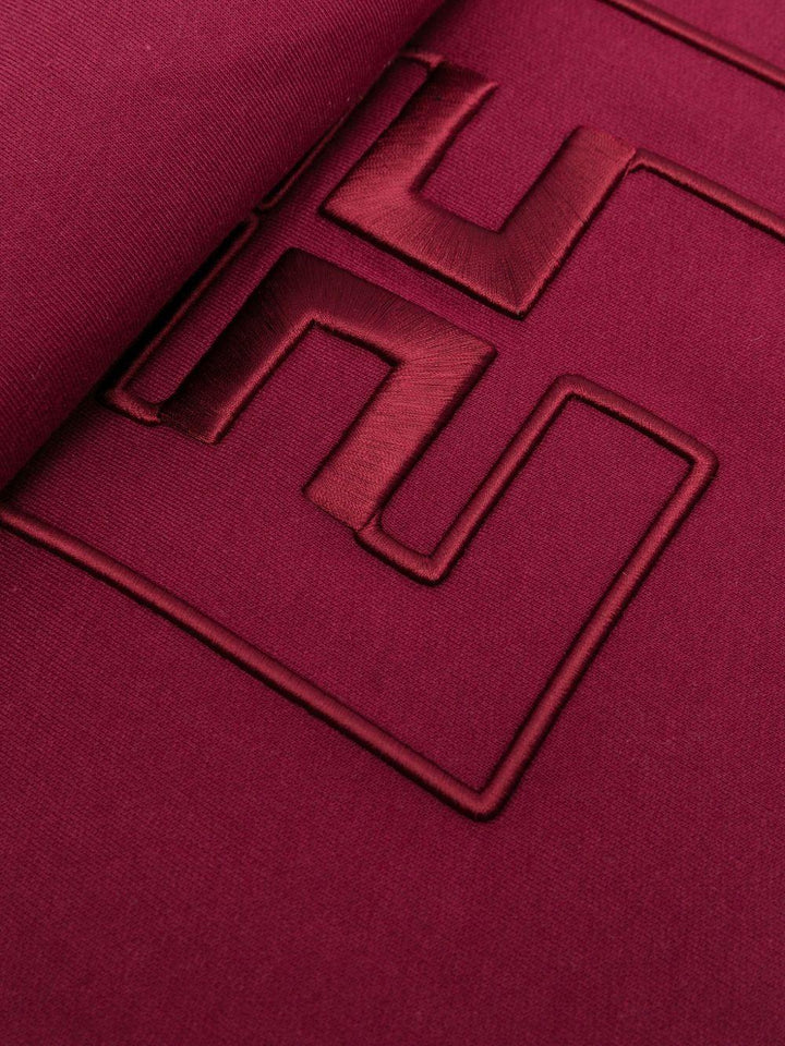 Coperta bordeaux per neonata ENCO0780FF002 3029 Elisabetta Franchi Kids 