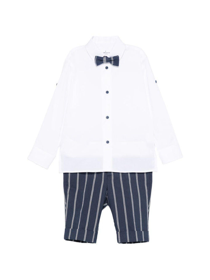 Completo elegante bianco/blu per neonato MB3082944908 60 Colorichiari Kids 