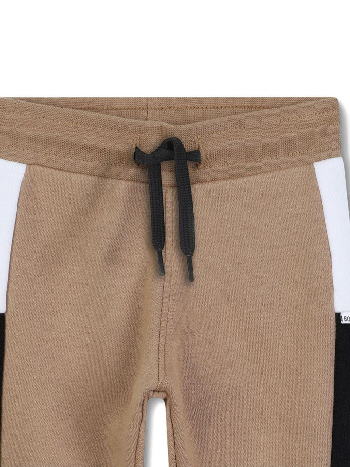 Pantalone marrone/bianco/nero per neonato J52429 269 Boss Kids 