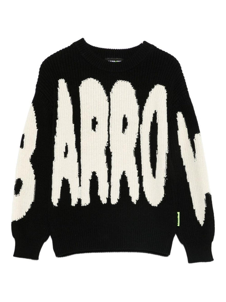 Maglione nero per bambino F5BKJUJP125 110 Barrow Kids 
