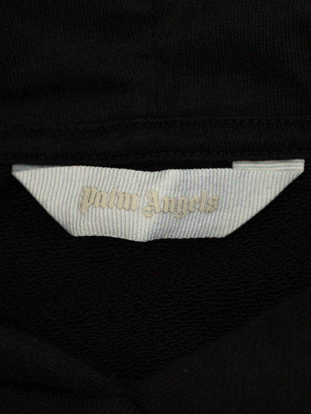 Felpa nera per bambino PBBB011C99FLE002 1003 Palm Angels Kids 