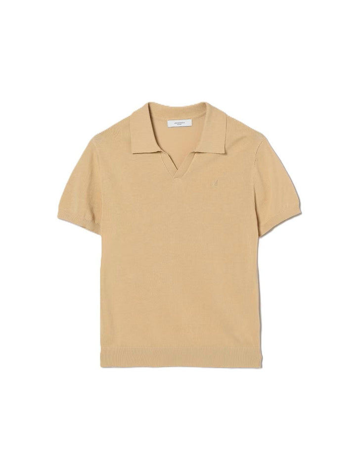 Polo marrone chiaro per bambino J5112MS26 RE012 Jeckerson Kids 