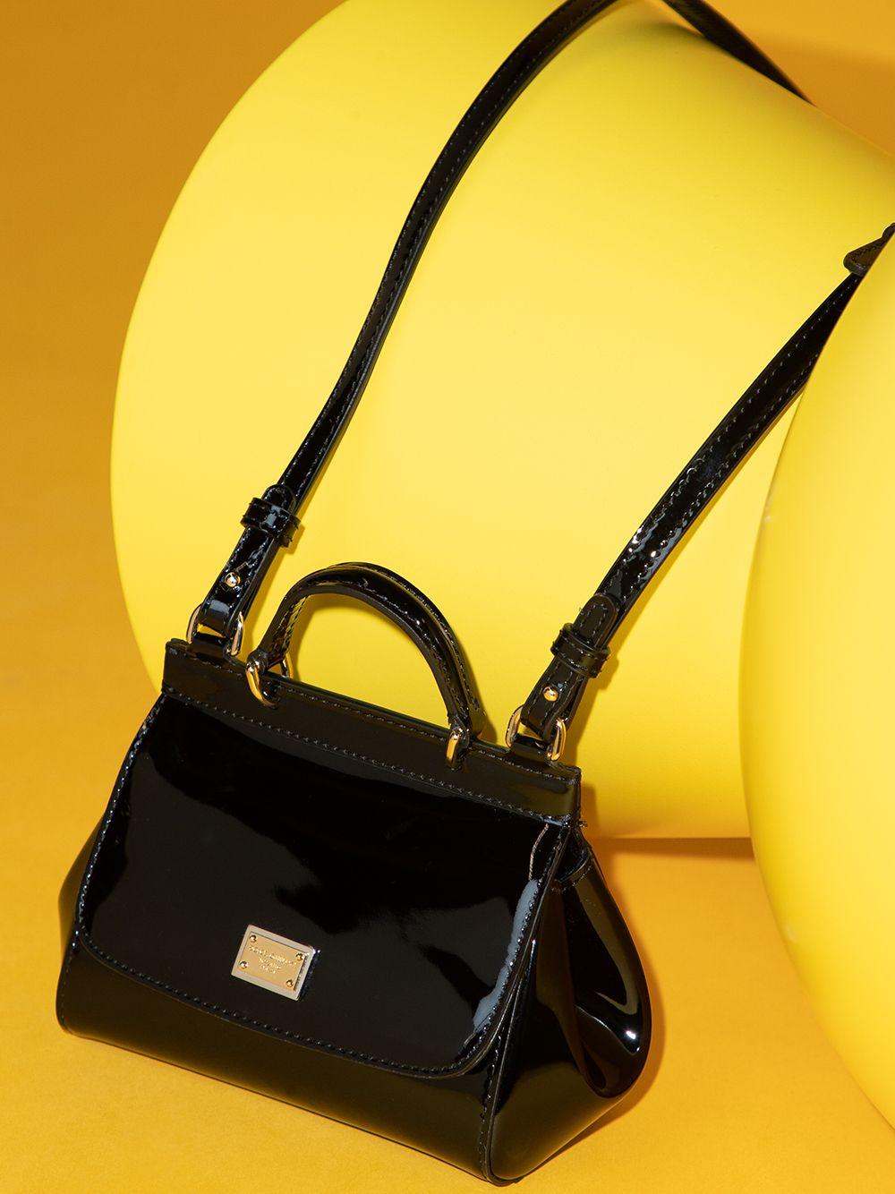 Borsa nera per bambina EB0003A1067 80999 Dolce & Gabbana Kids 