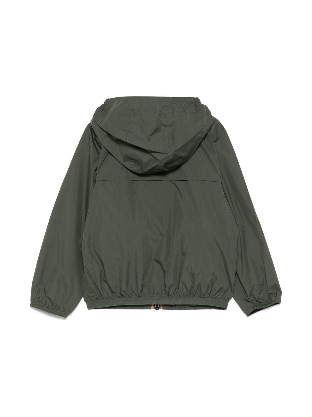 Giubbotto verde oliva per bambino K61336W WMR K-Way Kids 