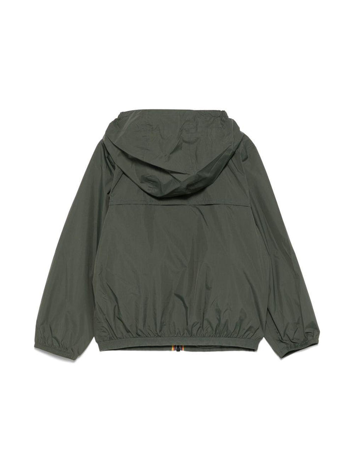 Giubbotto verde oliva per bambino K61336W WMR K-Way Kids 