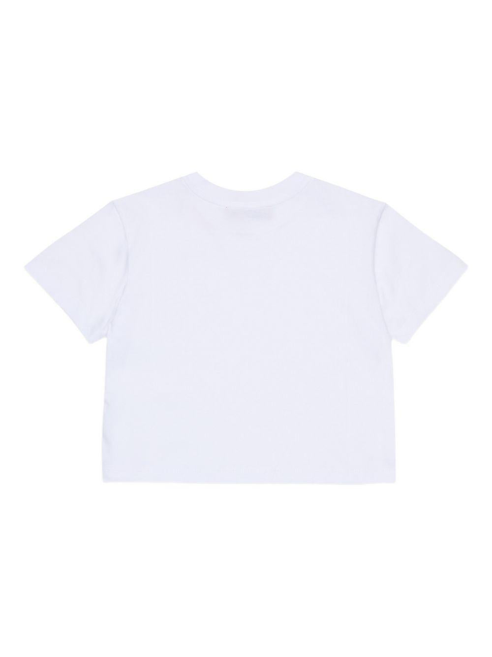 T-shirt bianca per bambina MX0334MX057 MX100 Max&co Kids 