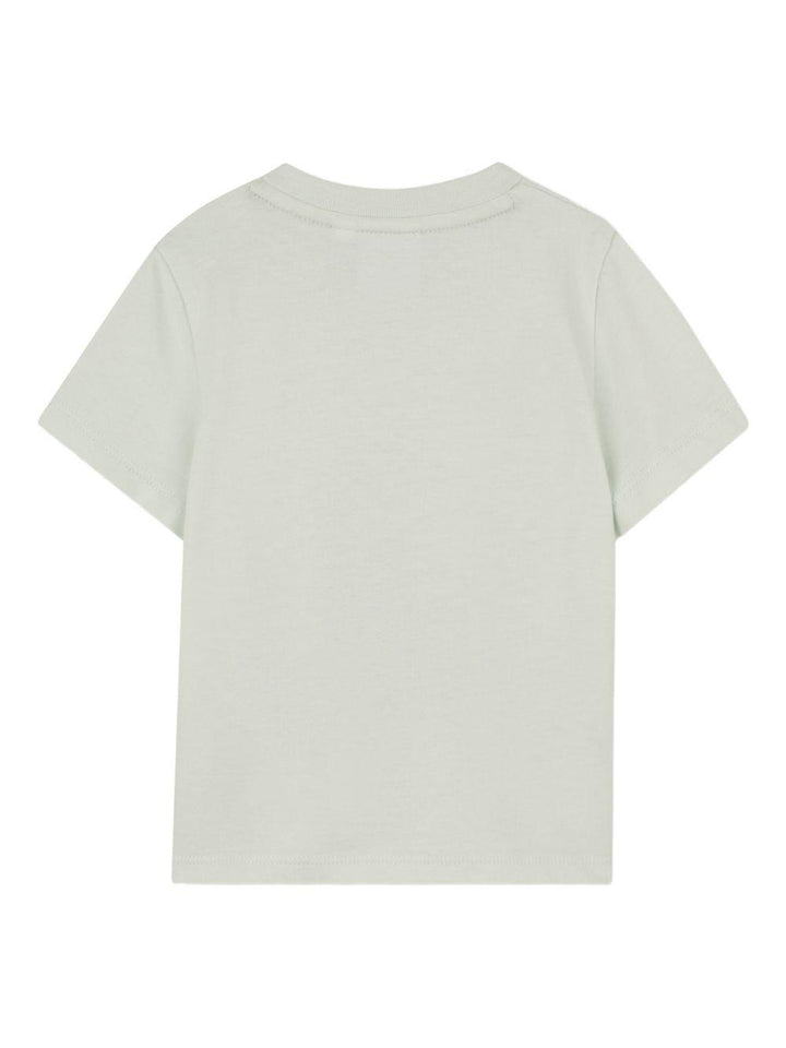 T-shirt verde per neonato J52889 73K Boss Kids 