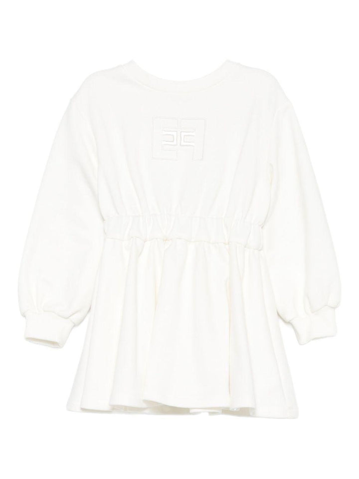 Abito avorio per neonata EGAB2210FF002 0004 Elisabetta Franchi Kids 
