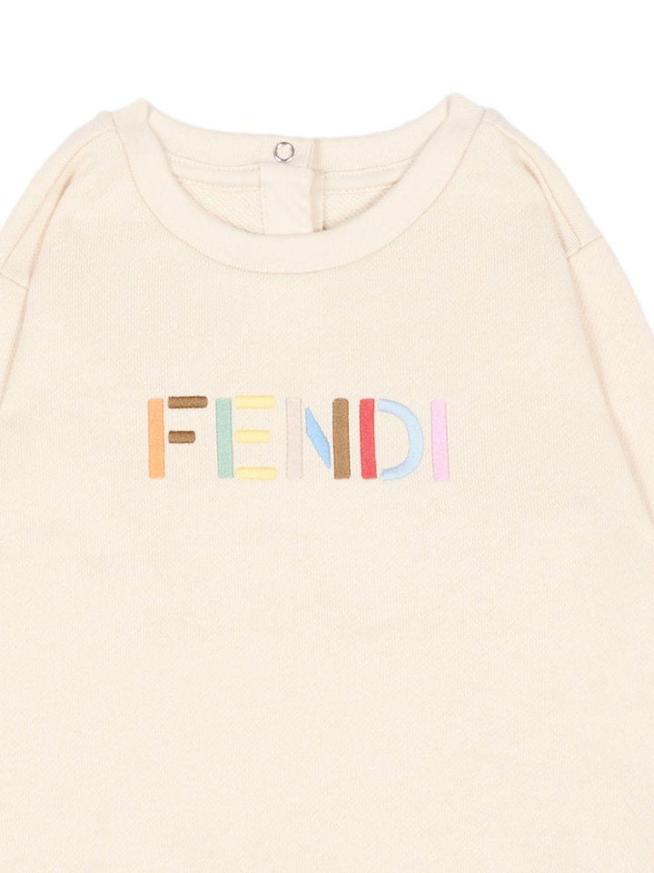 Felpa pietra per neonato BUH1045V0 F0XW5 Fendi Kids 