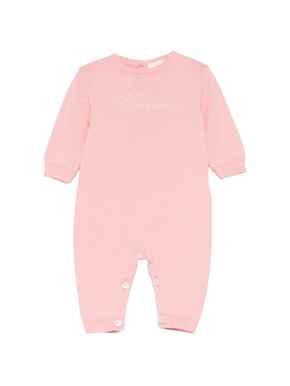Tutina rosa intenso per neonata BNTU026CFL105 C091 Miss Blumarine 