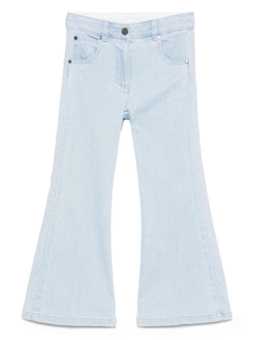 Jeans azzurro per bambina TX6E30Z0153 600 Stella McCartney Kids 