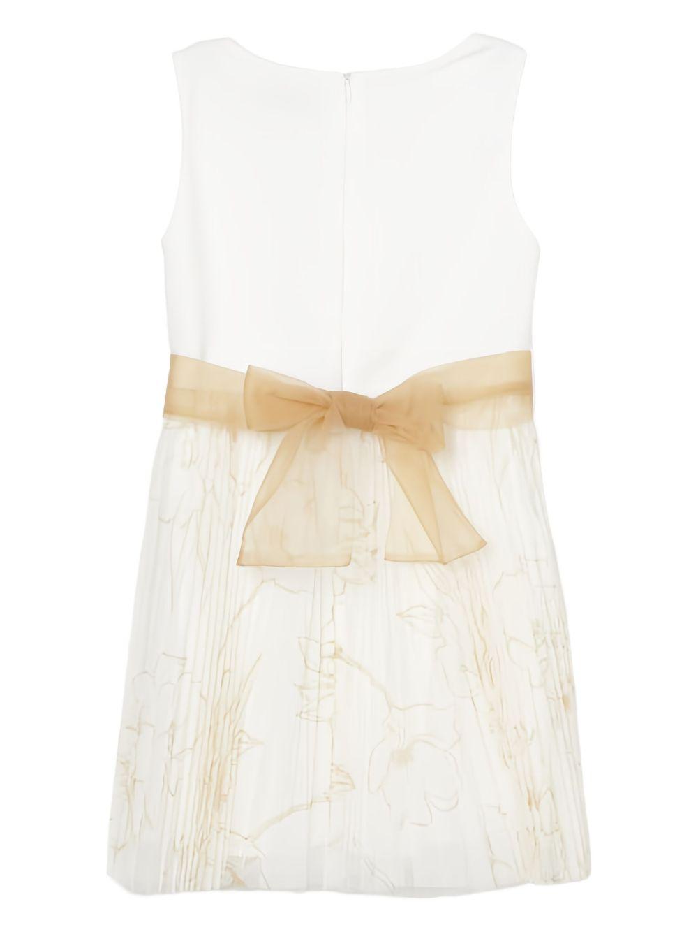 Abito bianco/oro per bambina GA5149J4907 M9218 Liu Jo 