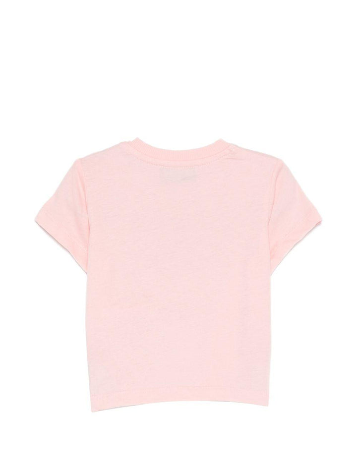 T-shirt rosa per neonata MUM04PLAA03 50209 Moschino Kids 