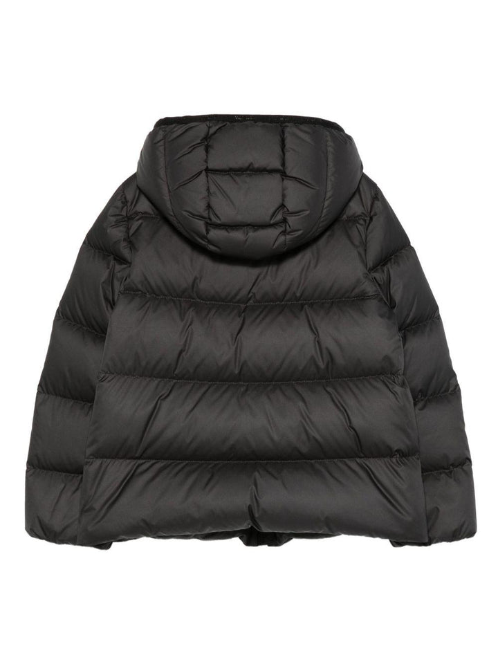 Giubbotto nero per bambina 9541A0004054AQE 999 Moncler Kids 