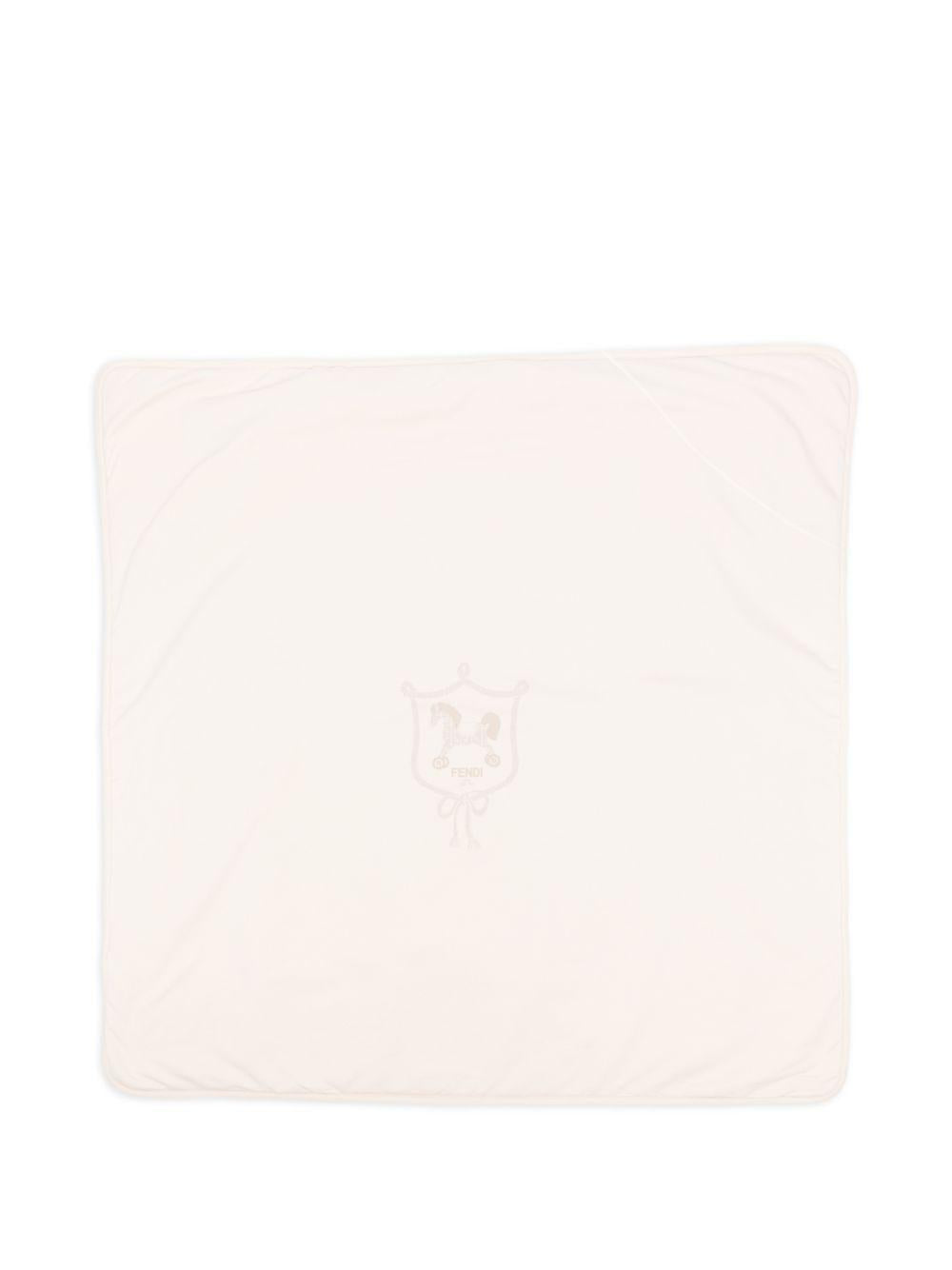 Coperta rosa chiaro per neonata BUJ3288RA F19J5 Fendi Kids 