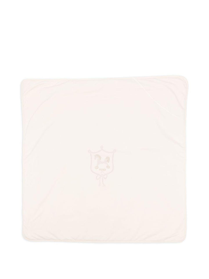 Coperta rosa chiaro per neonata BUJ3288RA F19J5 Fendi Kids 
