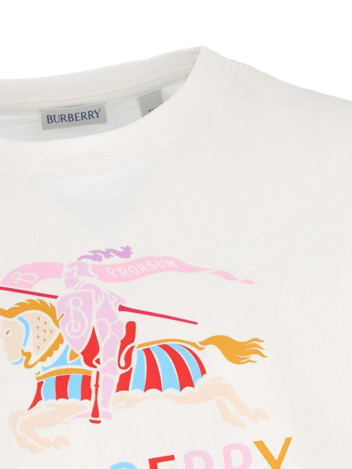 T-shirt bianco per bambino 8117585 A2014 Burberry Kids 