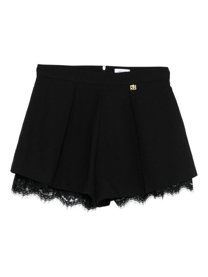 Bermuda nera per bambina KFBE007CGA021 N000 Pinko Kids 