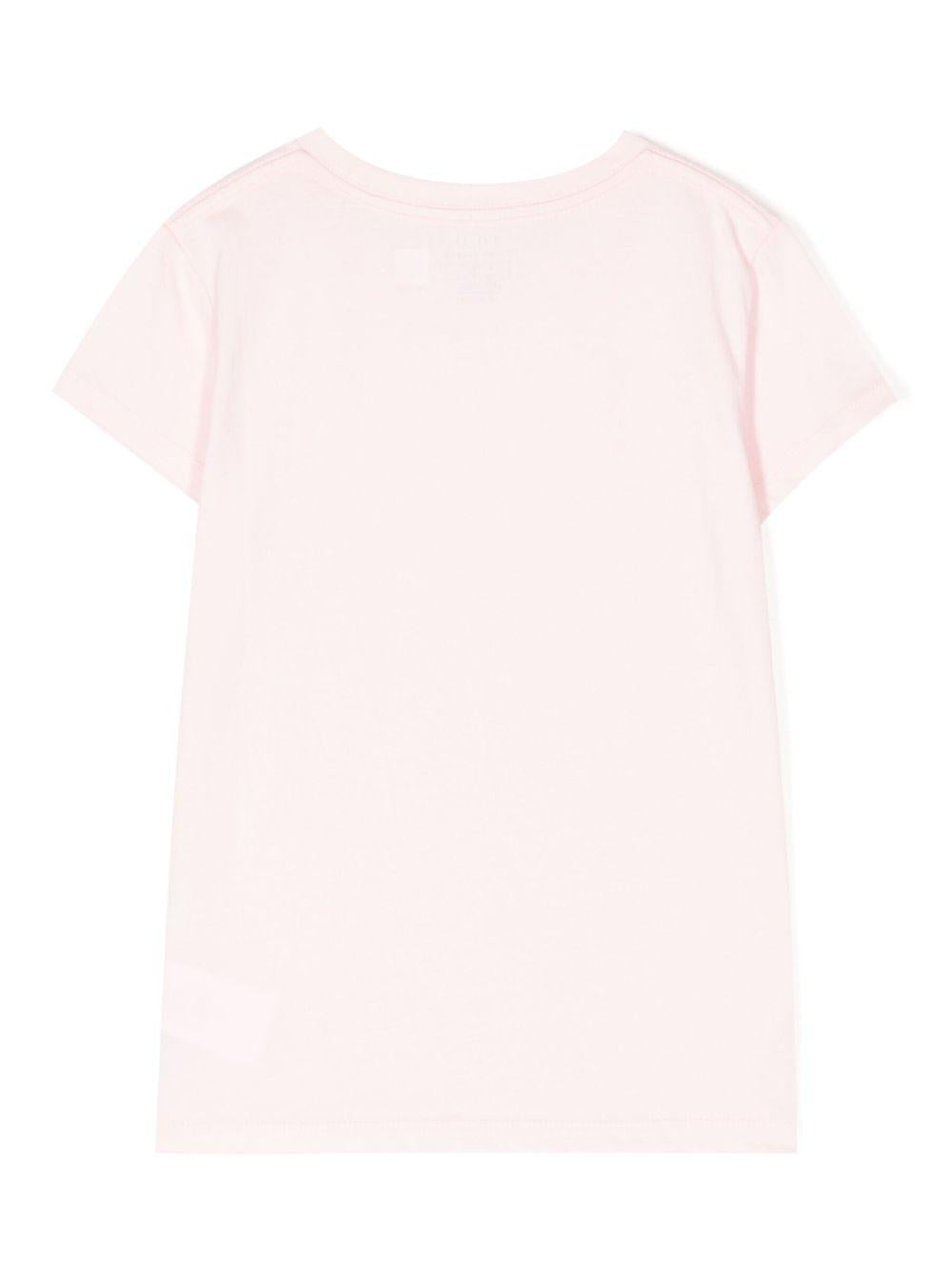 T-shirt rosa chiaro per bambina 313833549 033 Ralph Lauren Kids 