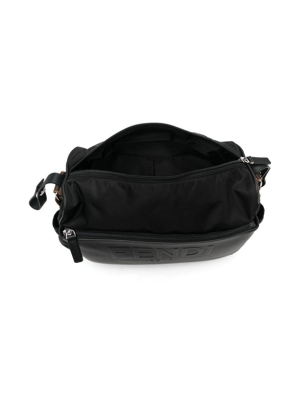 Borsa mamma nera 7VB014AI9U F05U0 Fendi Kids 