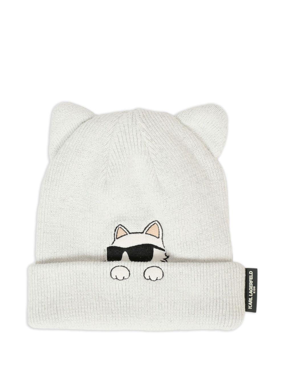Cappello bianco per bambino Z31003 10P Karl Lagerfeld Kids 