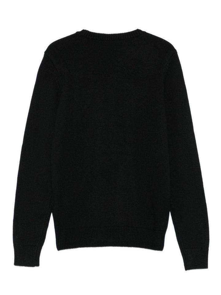 Maglione nero per bambino J02430KYAYX K900 Diesel Kids 