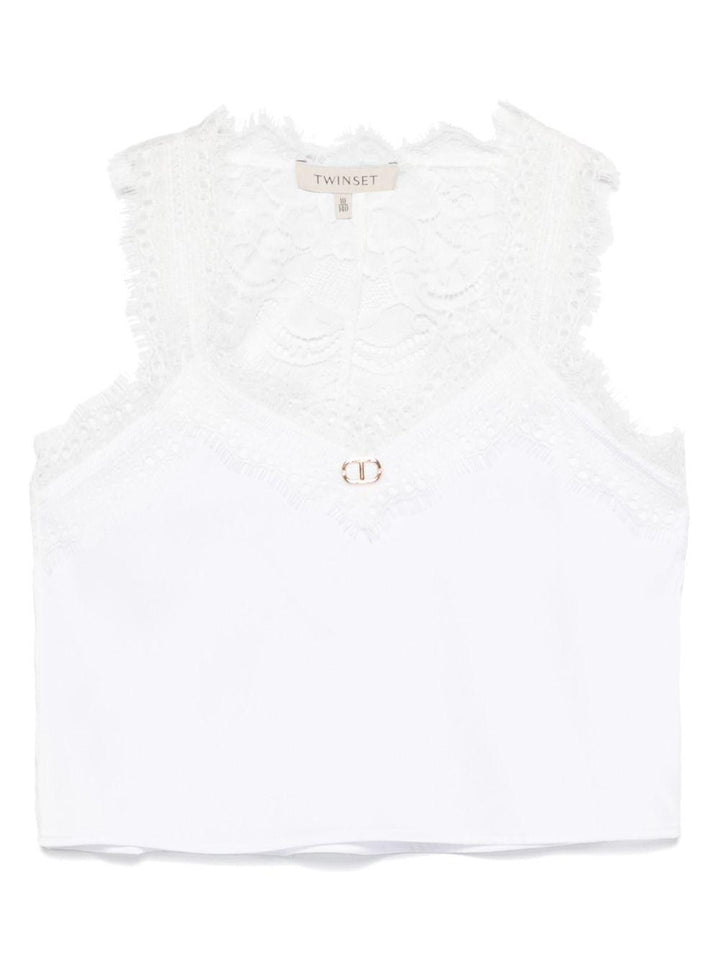 T-shirt bianca per bambina