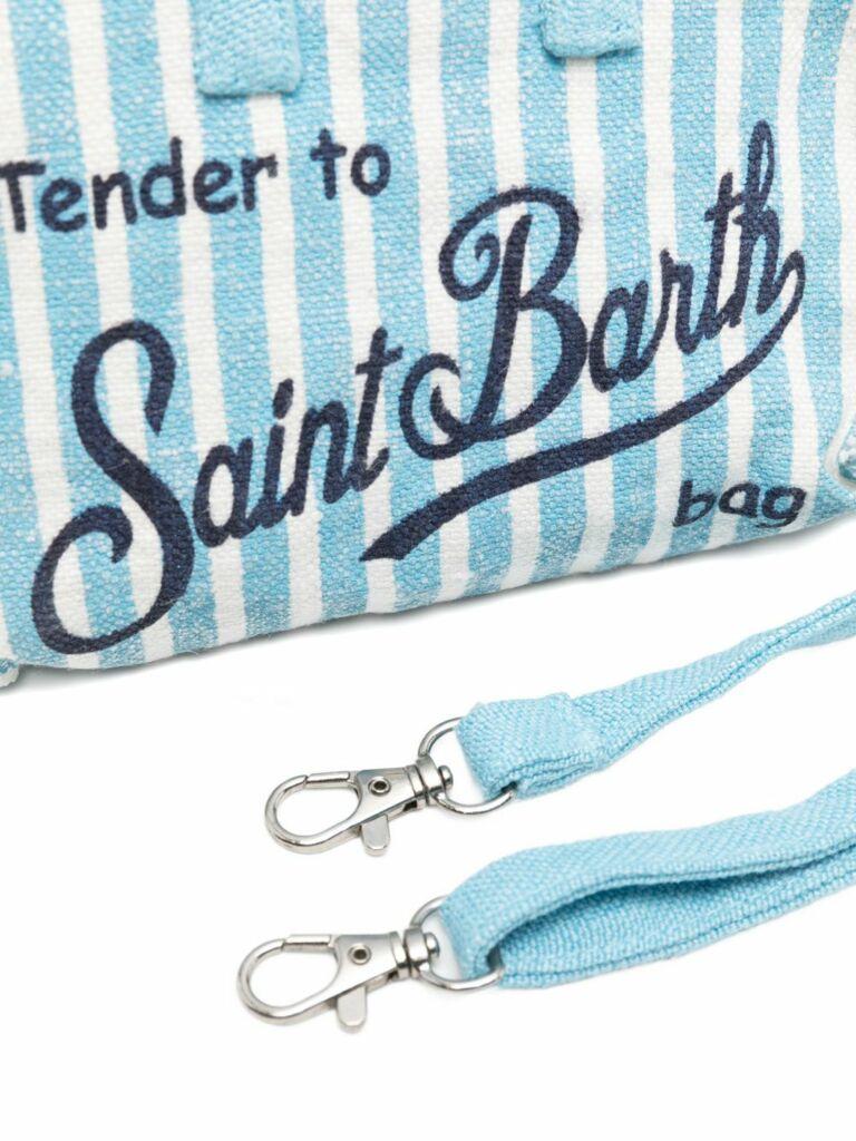 Borsa celeste/bianca per bambina PHONE002 00398L MC2 Saint Barth Kids 