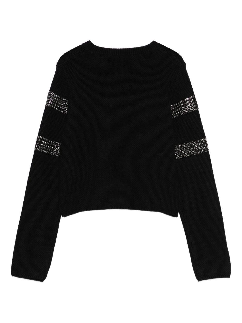 Maglione nero per bambina GF5088MA12P 22222 Liu Jo 
