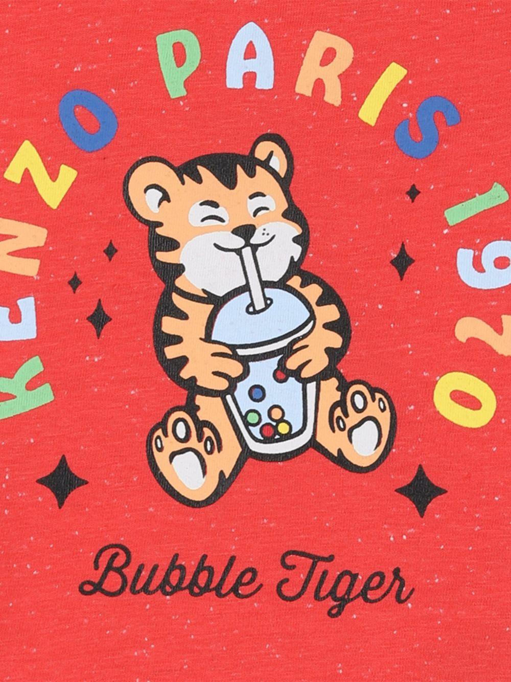 T-shirt rossa per neonato K61715 976 Kenzo Kids 