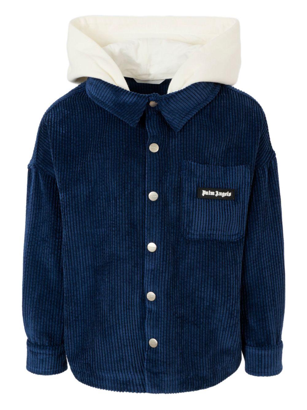 Giacca blu per bambino PBES007F25FAB001 4603 Palm Angels Kids 
