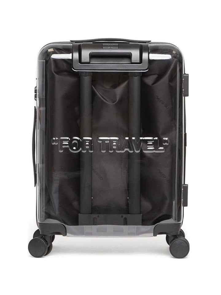 Trolley nera per bambino OBZH001F25PLA001 7910 Off White Kids 