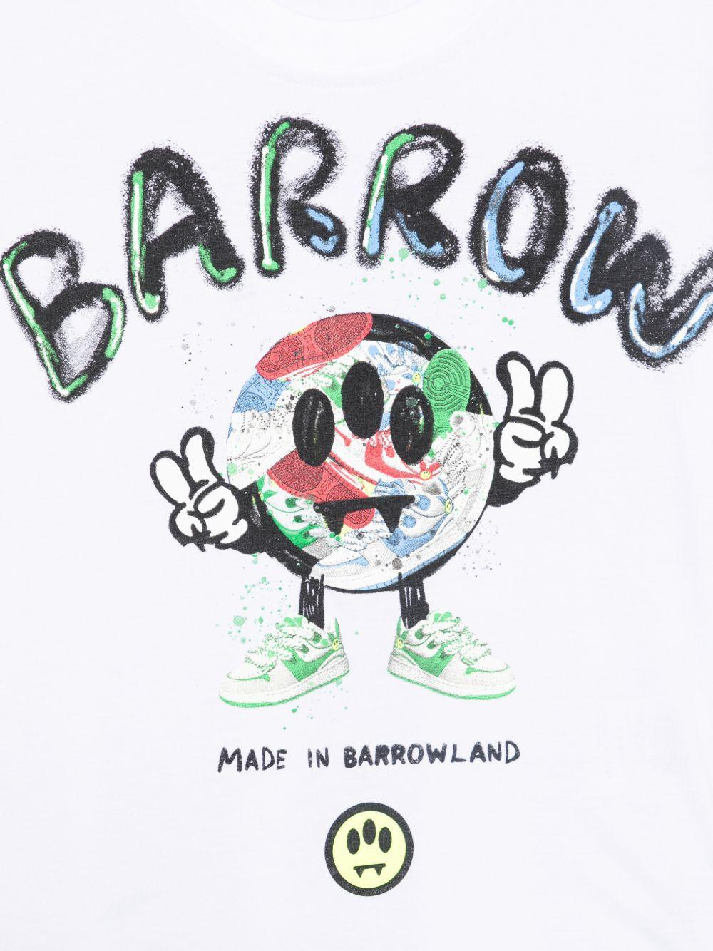 T-shirt bianca per bambino S6BKJUTH094 002 Barrow Kids 
