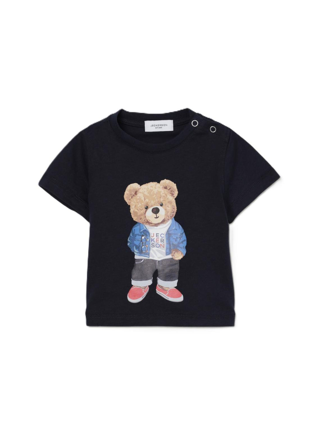 T-shirt blu navy per neonato 320TJMNS25 RE098 Jeckerson Kids 
